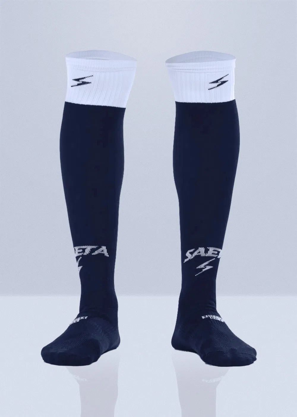 Medias de fútbol azul oscuro